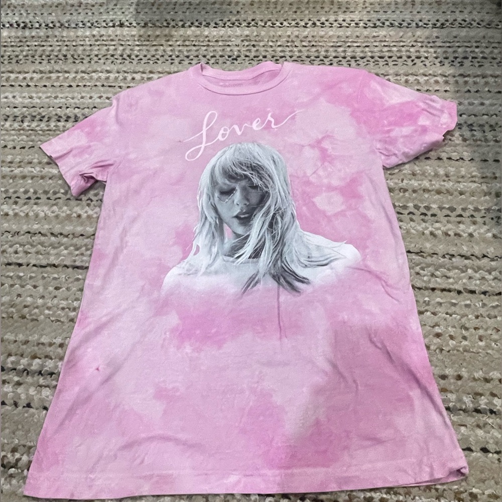 Taylor Swift Lover Album Pink Tie dye Shirt